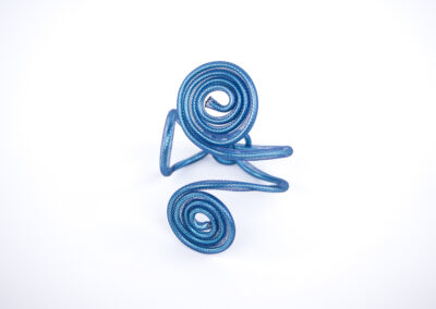 Bracciale Spirali blu